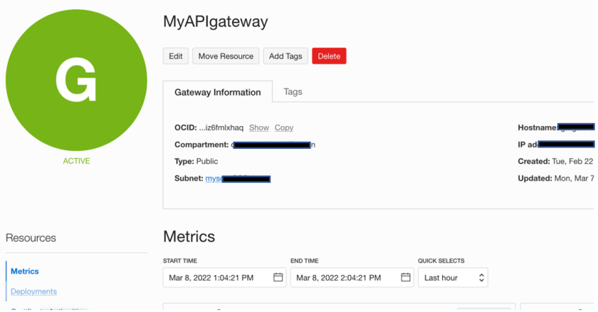 Oracle Integration, OCI API Gateway and OCI Logging & Analytics ...